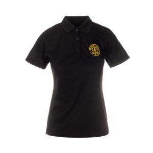 Women's Black Polo