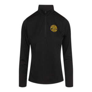 Women's Athletic 1/4 Zip (Black)